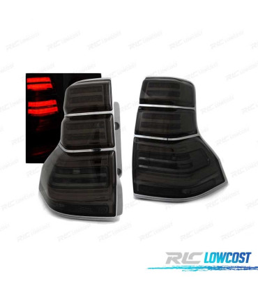FRÓIS TRASEIROS LE PARA TOYOTA LAND CRUISER 150 09-13 SMOKED FUMADOS ESCURECIDOS