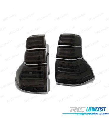 FRÓIS TRASEIROS LE PARA TOYOTA LAND CRUISER 150 09-13 SMOKED FUMADOS ESCURECIDOS
