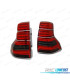 FAROLINS TRASEIROS LED PARA TOYOTA LAND CRUISER 150 09-13 RED SMOKED VERMELHO FUMADO ESCURECIDO