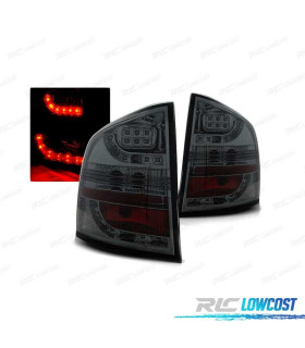 FAROLINS TRASEIROS LED PARA SKODA OCTAVIA KOMBI II 04-12 SMOKED FUMADOS ESCURECIDOS