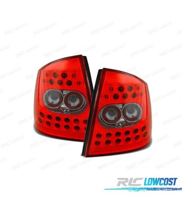FAROLINS TRASEIROS OPEL ASTRA G 3P 5P 97-04 LED VERMELHO BRANCO