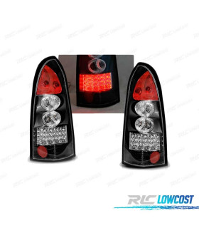 FAROLINS TRASEIROS LED OPEL ASTRA G 97-04 BLACK PRETO