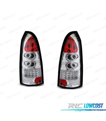 FAROLINS TRASEIROS LED PARA OPEL ASTRA G 97-04 CHROME CROMADO