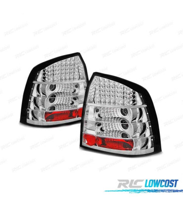 FAROLINS TRASEIROS LED OPEL ASTRA G 97-04 3P 5P CHROME CROMADO