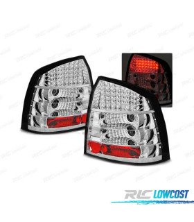FAROLINS TRASEIROS LED OPEL ASTRA G 97-04 3P 5P CHROME CROMADO
