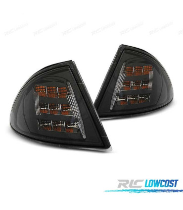 PISCAS FRONTAIS BMW E46 BERLINA 98-01 LED FUMADOS