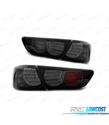 FAROLINS TRASEIROS LED MITSUBISHI LANCER VIII SEDAN 08-11 PRETOS