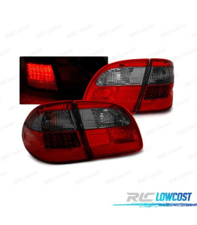 FAROLINS TRASEIROS LED MERCEDES CLASSE E W211 KOMBI 02-06 VERMELHO FUMADO