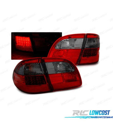 FAROLINS TRASEIROS LED MERCEDES CLASSE E W211 KOMBI 02-06 VERMELHO FUMADO