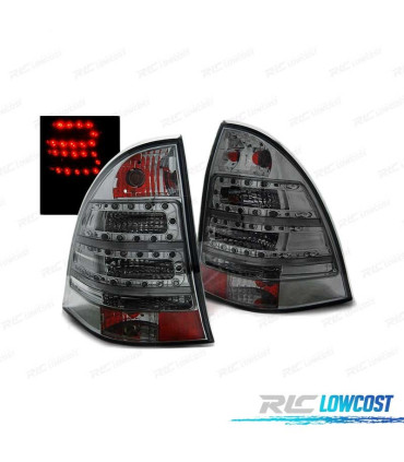 FAROLINS TRASEIROS LED PARA MERCEDES W203 KOMBI 00-07 SMOKED FUMADO