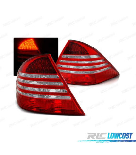 PILOTOS LED PARA MERCEDES CLASSE S W220 98-05 VERMELHO BRANCO LED