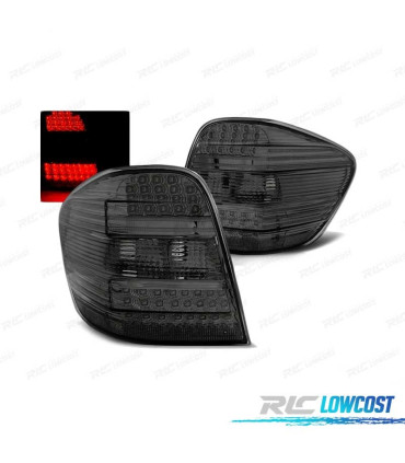 FAROLINS TRASEIROS LED PARA MERCEDES W164 05-08 FUMADO