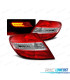 FAROLINS TRASEIROS LED MERCEDES W204 LIMOUSINE 07-10 VERMELHO CRISTAL