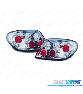 FAROLINS TRASEIROS CITROEN XSARA 00-04 LOOK LEXUS CROMADO