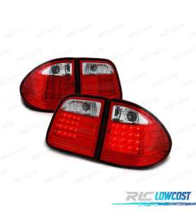 FAROLINS TRASEIROS LED PARA MERCEDES W210 95-02 KOMBI VERMELHO BRANCO