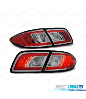 FAROLINS TRASEIROS LED MAZDA 6 SEDAN 02-07 CROMADO