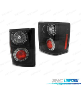 FAROLINS TRASEIROS LED RANGE ROVER III 02-12 PRETO