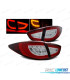 FAROLINS TRASEIROS LED HYUNDAI IX35 09-13 VERMELHO CRISTAL