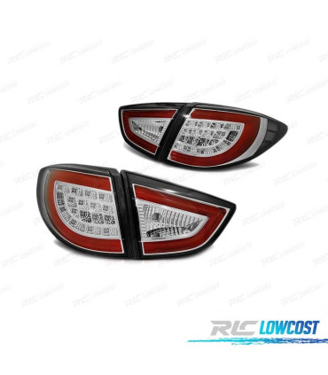 FAROLINS TRASEIROS LED HYUNDAI IX35 09-13 CROMADO