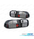 FAROLINS TRASEIROS LED PARA HONDA CIVIC 91-95 BLACK PRETO