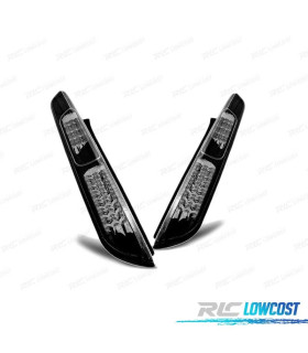 FAROLINS TRASEIROS LED FORD FOCUS II 04-08 BLACK PRETO
