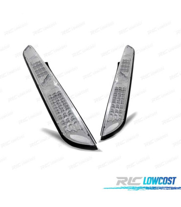 FAROLINS TRASEIROS LED PARA FORD FOCUS MK2 04-08 CHROME CROMADO