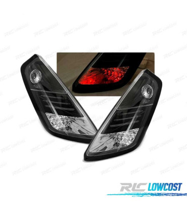 FAROLINS TRASEIROS LED FIAT GRANDE PUNTO 05-09 PRETO