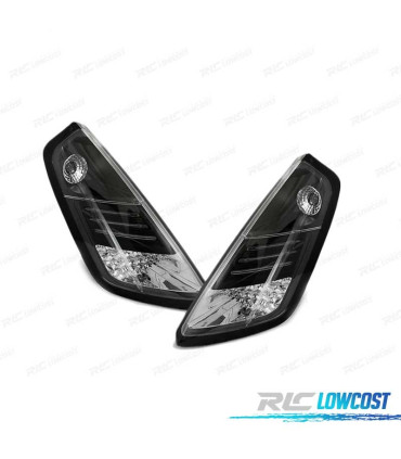 FAROLINS TRASEIROS LED FIAT GRANDE PUNTO 05-09 PRETO