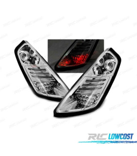 FAROLINS TRASEIROS LED FIAT GRANDE PUNTO 05-09 CHROME CROMADO