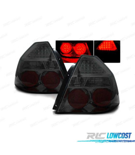 FAROLINS TRASEIROS LED CHEVROLET AVEO T250 SEDAN 06-10 SMOKED FUMADO ESCURECIDO