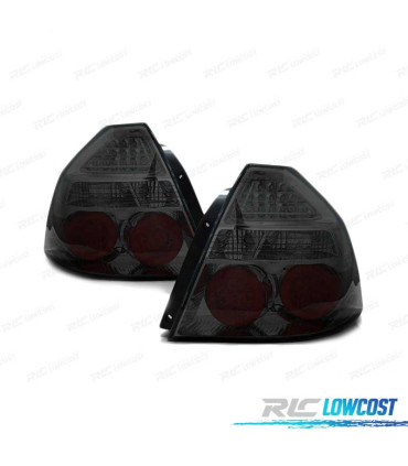 FAROLINS TRASEIROS LED CHEVROLET AVEO T250 SEDAN 06-10 SMOKED FUMADO ESCURECIDO