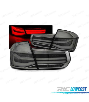 FAROLINS TRASEIROS BMW F30 11-15 LED FUMADOS ESCURECIDOS