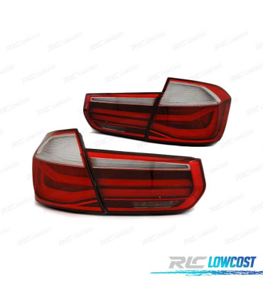 FAROLINS TRASEIROS BMW F30 11-15 LED FUMADOS ESCURECIDOS