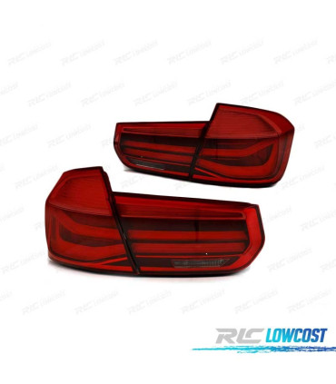 FAROLINS TRASEIROS BMW F30 11-15 LED RED VERMELHO