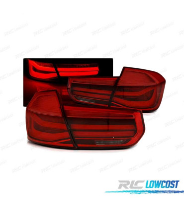 FAROLINS TRASEIROS BMW F30 11-15 LED RED VERMELHO