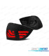 FAROLINS TRASEIROS LED PARA BMW E91 05-08 BLACK SMOKED PRETO FUMADO ESCURECIDO