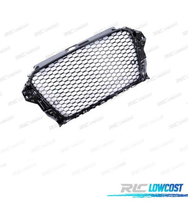 GRELHA AUDI A3 8V 12-16 LOOK RS3 PRETO BRILHANTE