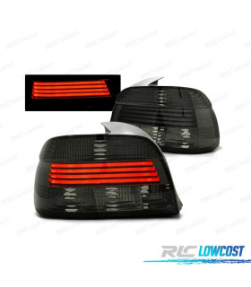 FAROLINS TRASEIROS LED PARA BMW E39 LIMOUSINE 00-03 FUMADOS ESCURECIDOS