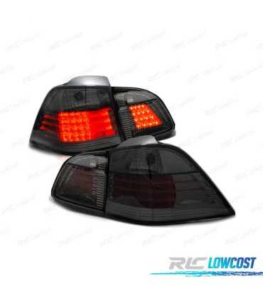 FAROLINS TRASEIROS LED BMW E61 TOURING 04-07 SMOKED FUAMDO ESCURECIDO