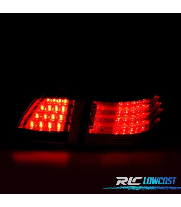 FAROLINS TRASEIROS LED BMW E61 TOURING 04-07 SMOKED FUAMDO ESCURECIDO