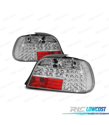 FAROLINS TRASEIROS LED PARA BMW E38 94-01 CHROME CROMADO