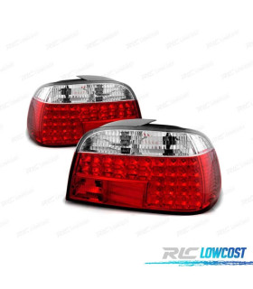 FAROLINS TRASEIROS LED PARA BMW E38 94-01 VERMELHO CRISTAL