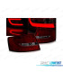 FAROLINS TRASEIROS LED PARA AUDI A6 C6 SEDAN 04-08 RED SMOKED VERMELHO FUMADO