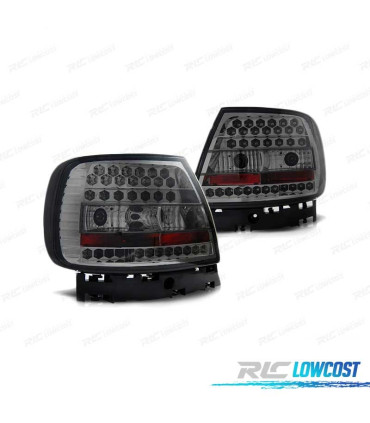 FAROLINS TRASEIROS LED AUDI A4 B5 LIMOUSINE 94-00 FUMADO