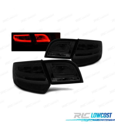 FAROLINS TRASEIROS LED AUDI A3 8P SPORTBACK 04-08 SMOKED FUMADO ESCURECIDO