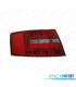 FAROLINS TRASEIROS LED AUDI A6 C6 SEDAN 04-08 VERMELHO BRANCO