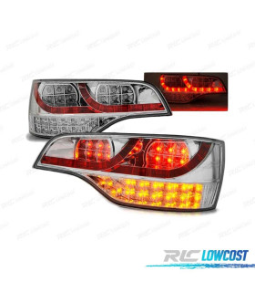 FAROLINS TRASEIROS LED AUDI Q7 06-09 CROMADO