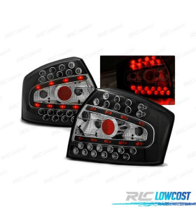 FAROLINS TRASEIROS LED AUDI A4 8E SEDAN 10.00-10.04 PRETO