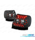 FAROLINS TRASEIROS LED PARA AUDI A4 B5 94-00 PRETO