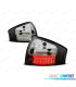 FAROLINS TRASEIROS LED PARA AUDI A6 LED 97-04 PRETO